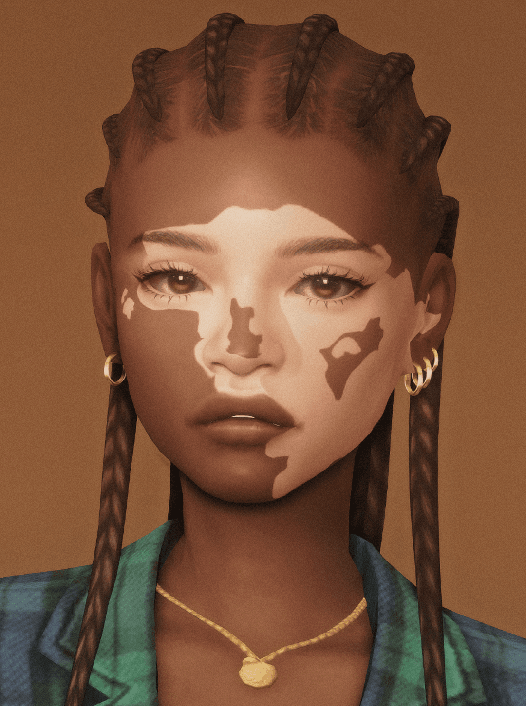 Прическа Gianna braids